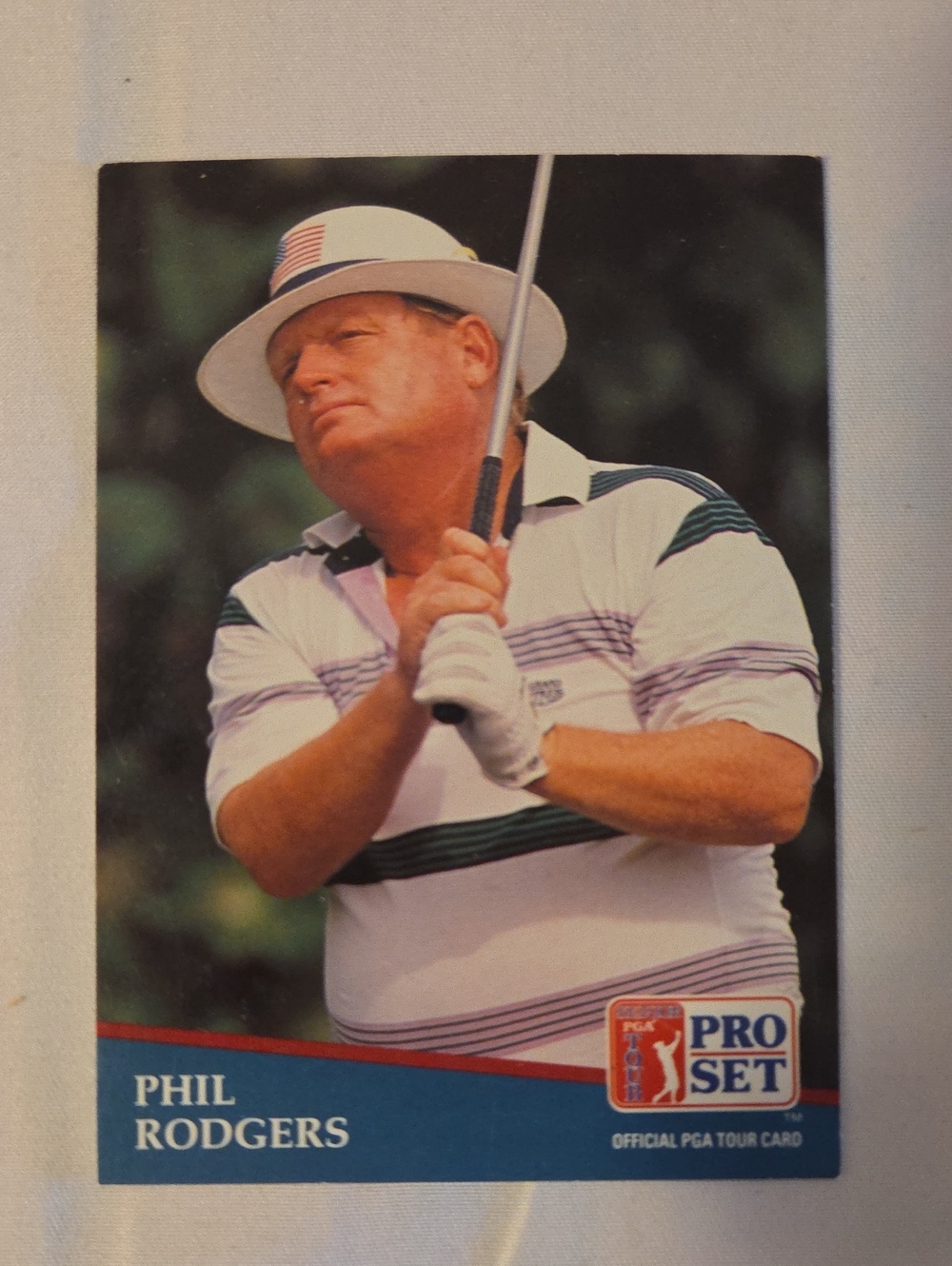 Phil Rodgers Collector Card - White and Blue